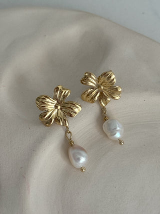 Boucles d'oreilles Hortensia