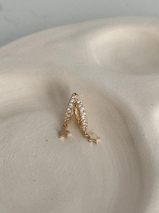 Mini créoles Astrid étoile
