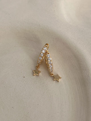 Mini créoles Astrid étoile