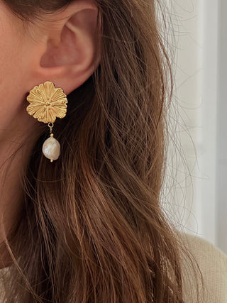 Boucles d'oreilles Rose
