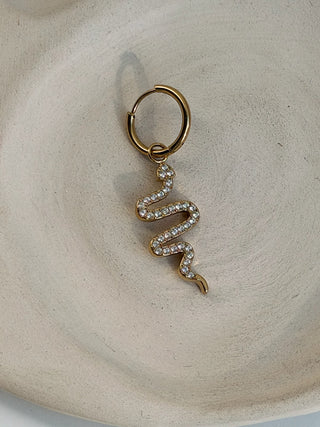 Mono-boucle Serpent Brillant