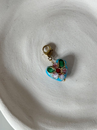 Charms Coeur bleu