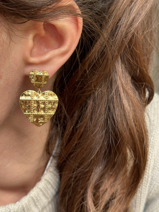 Boucles d'oreilles Tartan