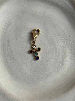 Charms Croix Colorée