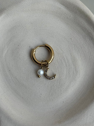 Mono-boucle Lune et Perle