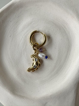 Mono-boucle lune bleue